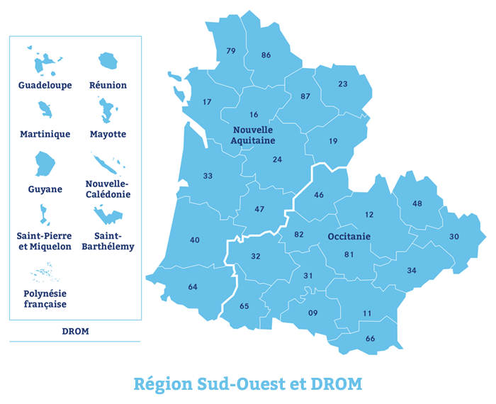 Région Sud-Ouest et DROM - Mandataire de SMACL Assurances